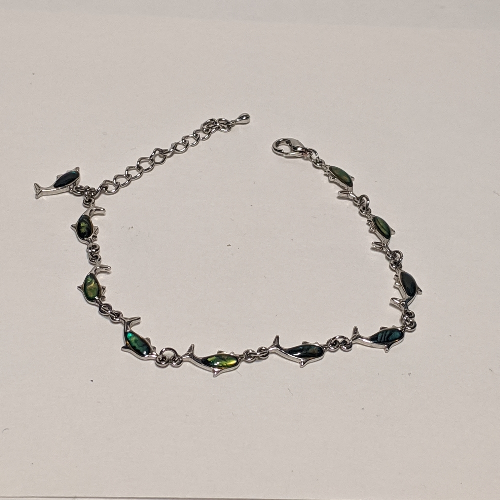 Retro'90s dolphin anklet